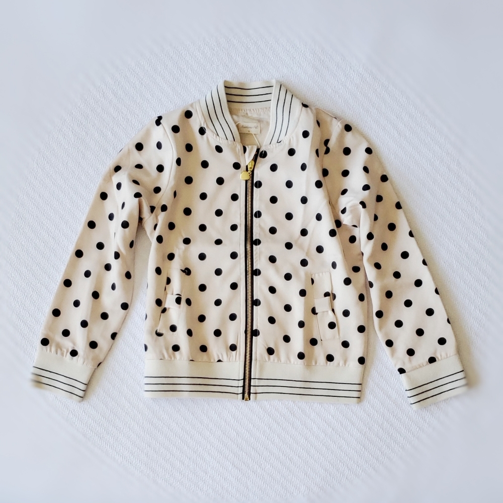 Girls Boutique Polka Dot lightweight Jacket